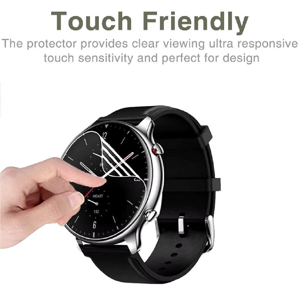 Película De Hydrogel P/ Relógio Smartwatch Amazfit GTR 2 NEW 1.39 / GTR 4 NEW / GTR 3 Pro 46mm