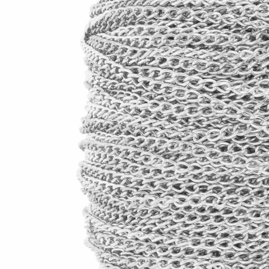 Corrente Alongadora - 8mm - Níquel - 10 Metros em Oferta na Shopee