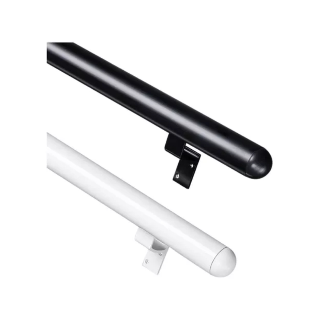 Corrimão Para Escada Parede 1,50m Alumínio Redondo envio imediato