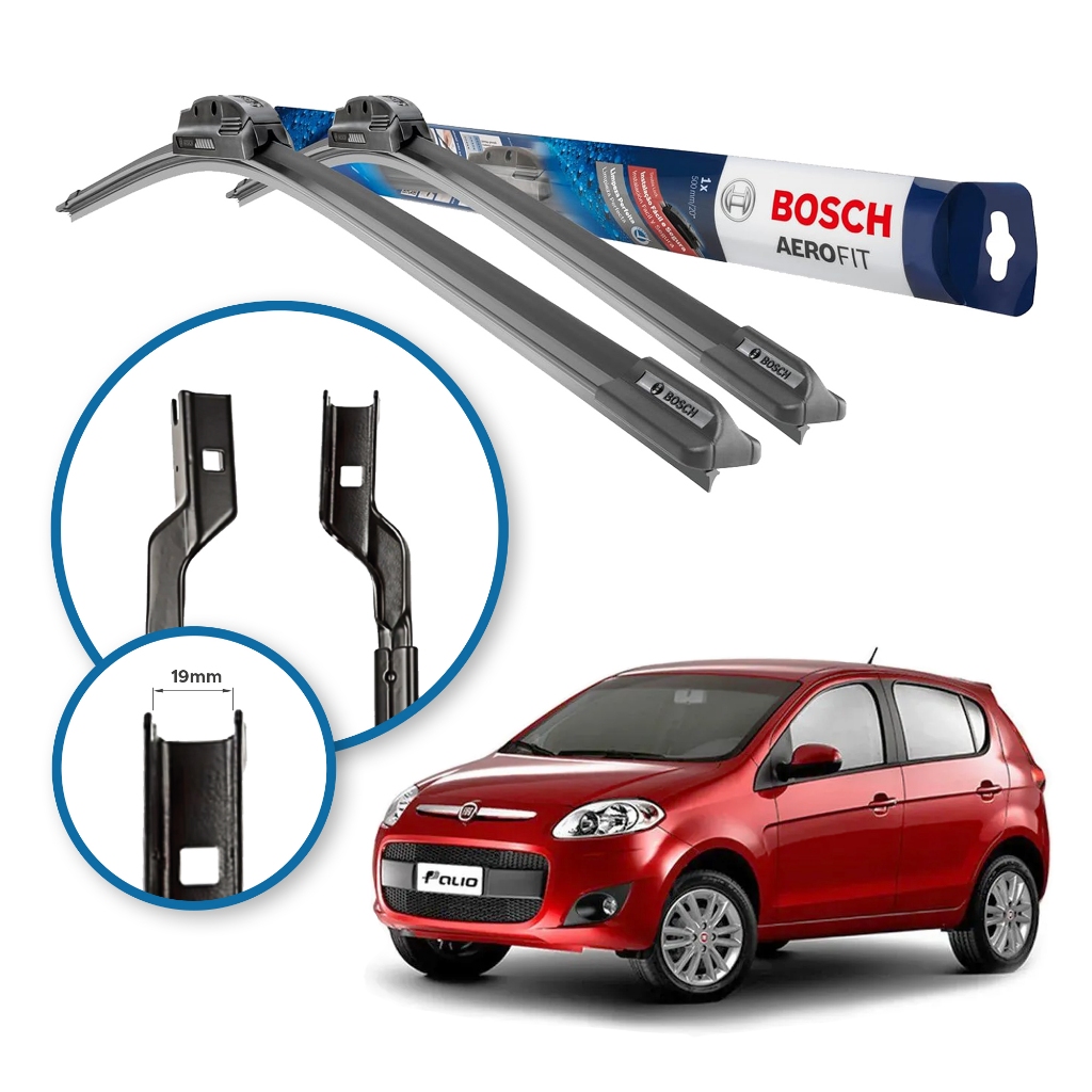 Palheta Limpador Chuva Parabrisa Bosch Fiat Palio 2013 a 2017