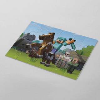 Quebra cabeça MINECRAFT MOD | 24, 40 E 70 Peças | Sublimação | Sublime fantasia em Oferta na Shopee