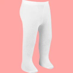 Meia Calça Infantil Bebê Lisa Algodão Toque Suave Delicada Promoção - 0 A 12 Meses