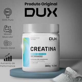 Creatina Pura Monohidratada 100% Original Pote Com 300G Dux Suplementos Academia