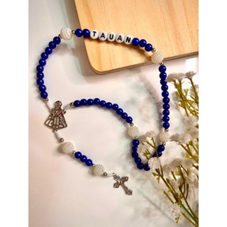 KIT DE 2 TERÇOS COM NOME, MEDALHA DE NOSSA SENHORA APARECIDA em Oferta na Shopee