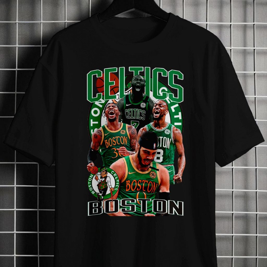 Camiseta Unissex Graphic Boston Celtics NBA Boolteg Camisa 100% Algodão BTL-078