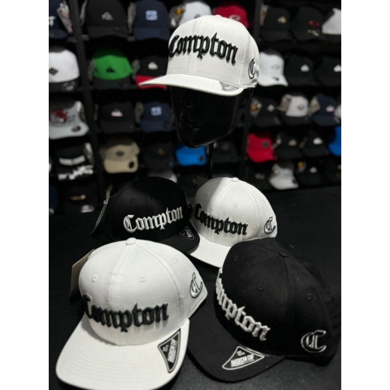 Boné Comptom Preto/Branco