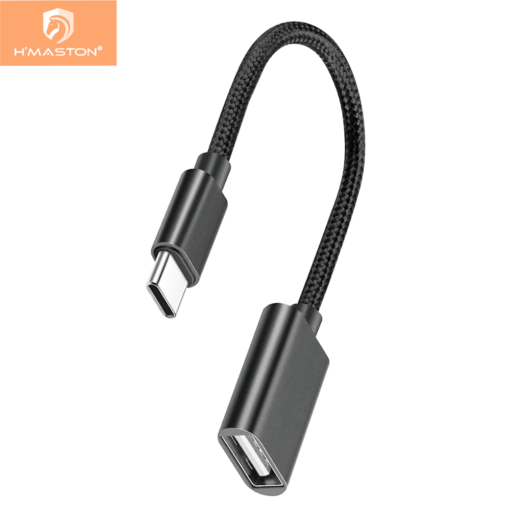 H'maston HZ-167/168 Cabo Adaptador Usb Tipo C 3.0 P/ Usb 3.0 Compativel v8 em Oferta na Shopee
