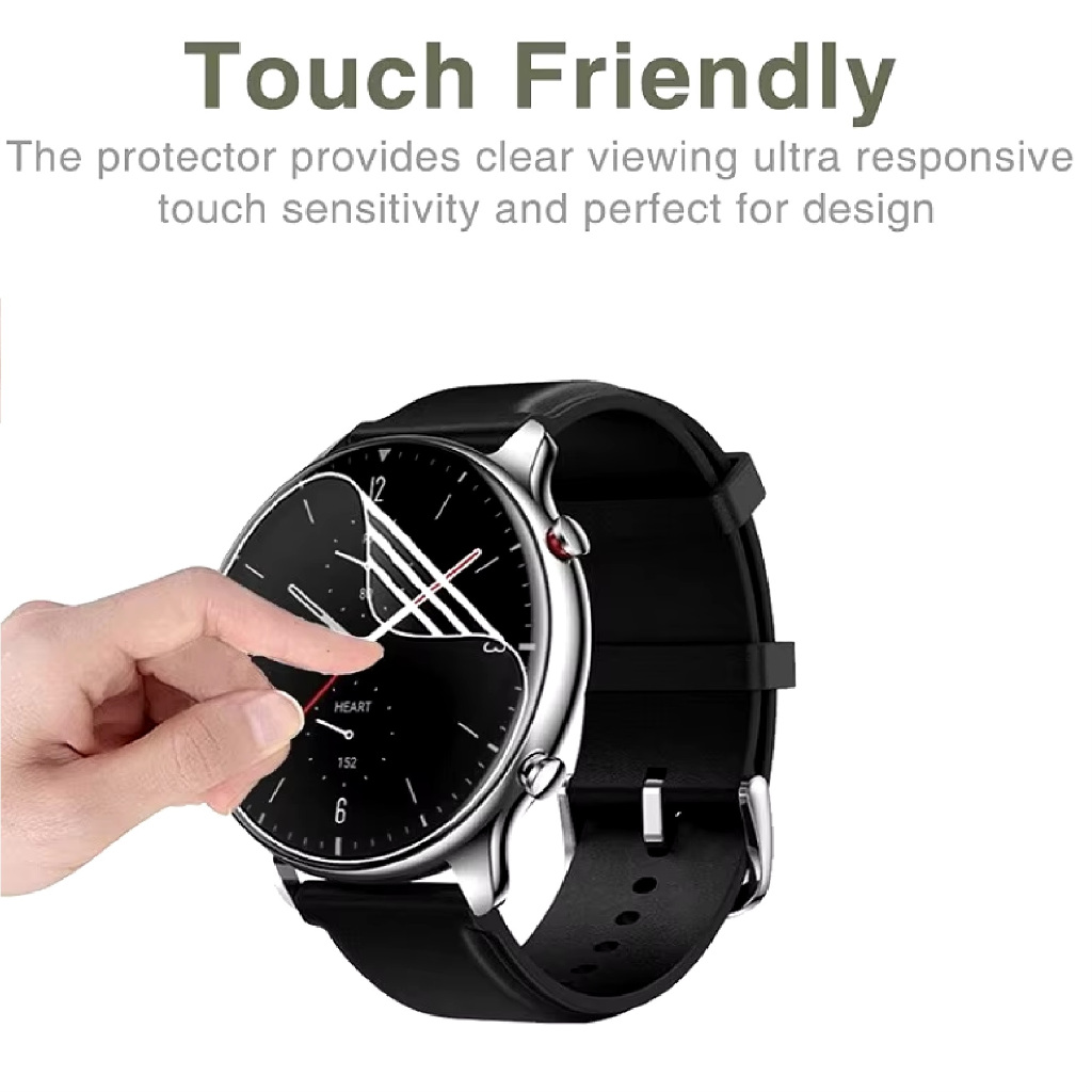 Película Hydrogel Para Relógio Smartwatch Amazfit GTR 4 New (46mm 1.45) / GTR 3 Pro / GTR 2 New