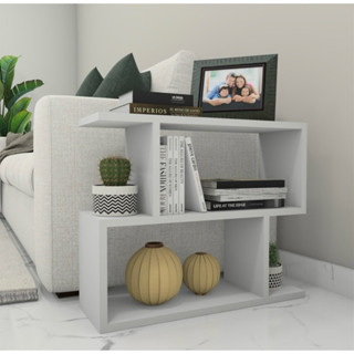 Aparador Mesa Lateral Sofá Prateleira Decoração Livros Sala Mdf em Oferta na Shopee