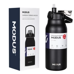 Garrafa Térmica Aço Inoxidável 1700ml Isolada a Vácuo Grande Capacidade Com Canudo