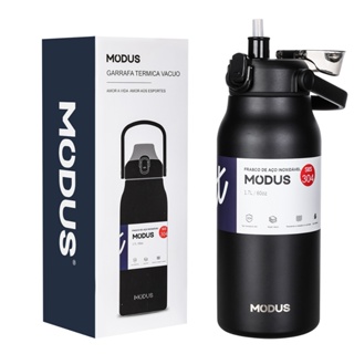 Garrafa Térmica Aço Inoxidável 1700ml Isolada a Vácuo Grande Capacidade Com Canudo em Oferta na Shopee