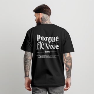 Camiseta Streetwear Igreja Cristã Porque ele Vive 100% algodão - Envio Imediato em Oferta na Shopee