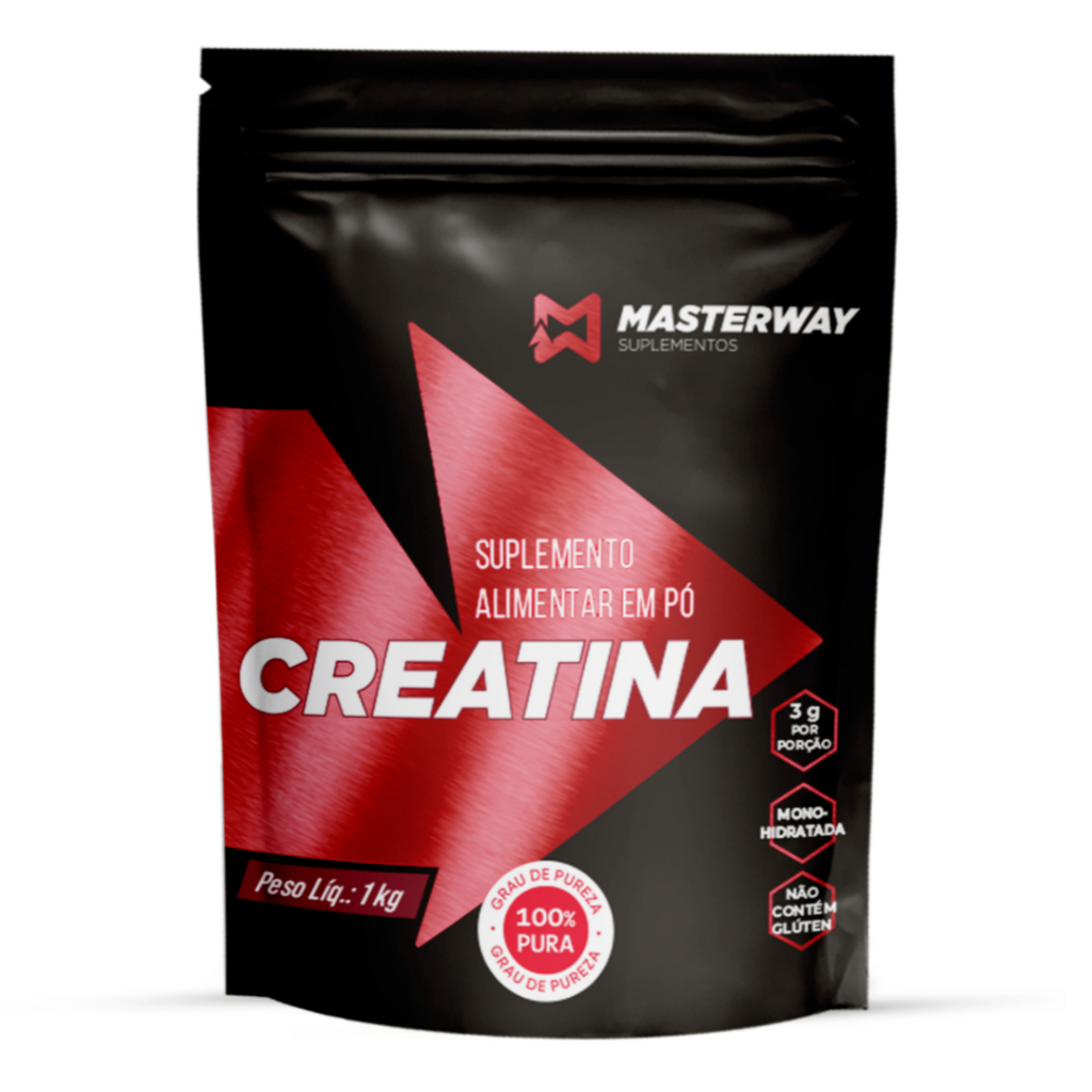 Creatina Monohidratada 1Kg 100% Pura Masterway Suplementos — R$ 169,00 em Shopee, 32% OFF