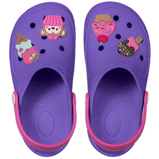 Babuche Infantil Sandália Feminina Menina Criança Antiderrapante Borracha Colorido Chinelo Calce Fácil Conforto Macio em Oferta na Shopee