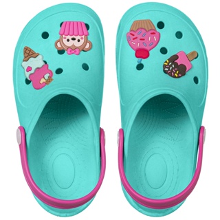 Babuche Infantil Sandália Feminina Menina Bebe Criança Calce Fácil Antiderrapante Borracha Colorido Conforto Macio Leve em Oferta na Shopee