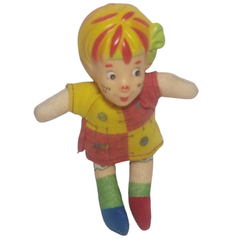 Boneca Antiga Fofolete Emília Pica Pau Amarelo - Estrela 12 CM (COM ETIQUETA)