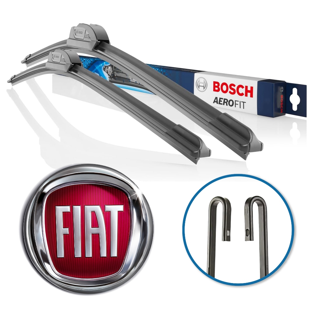 Par de Palheta Limpador de Parabrisa Aerofit Grancho Original Bosch Fiat em Oferta na Shopee