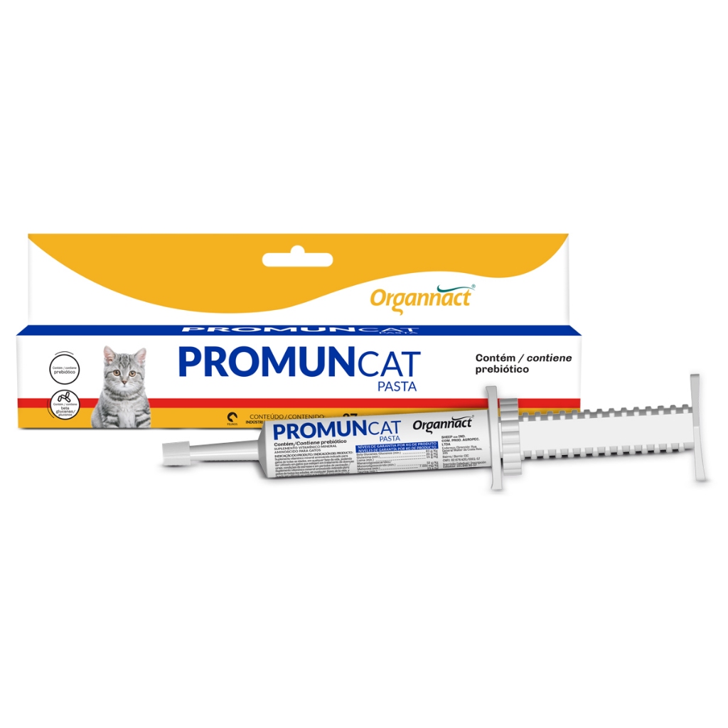 Suplemento Organnact Promun Cat Para Gatos Pasta 30g - Pets