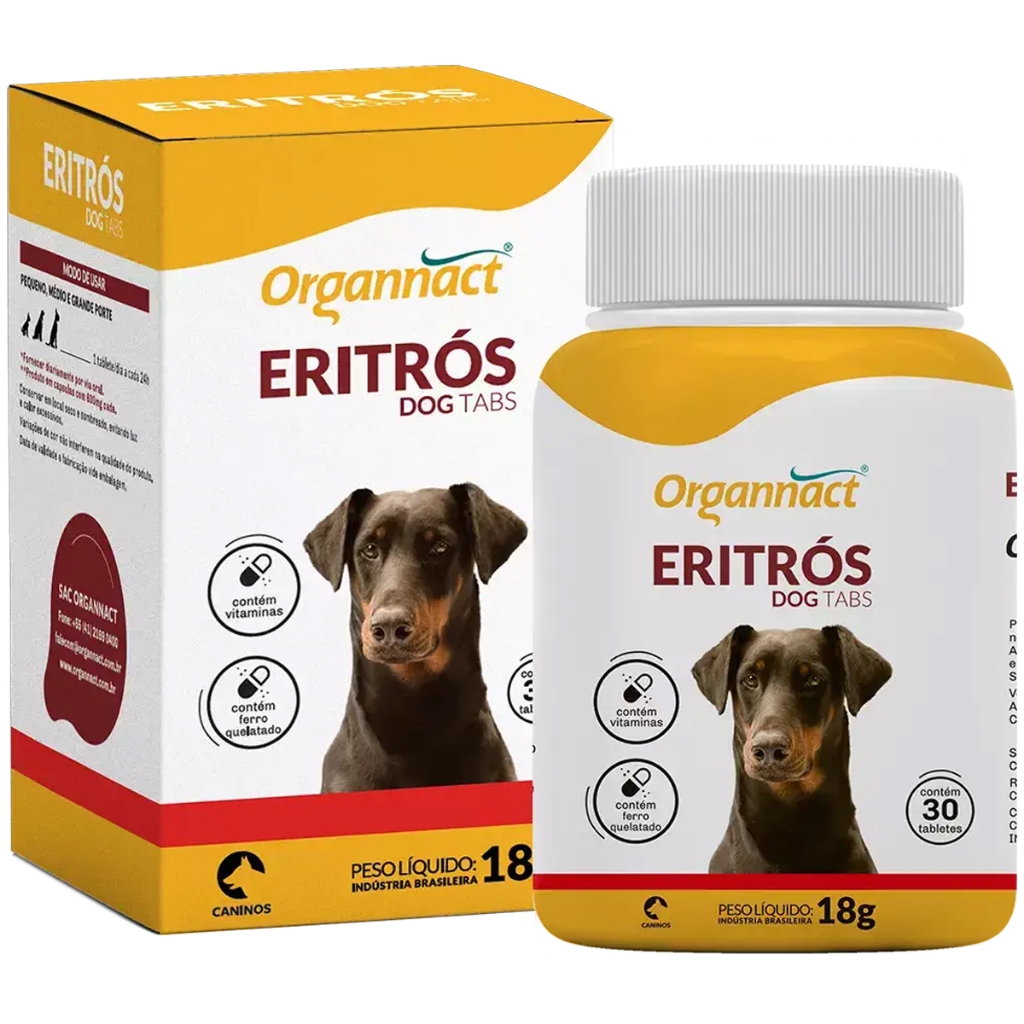 Eritros Dog Tabs 18 G - 30 Tabletes em Oferta na Shopee