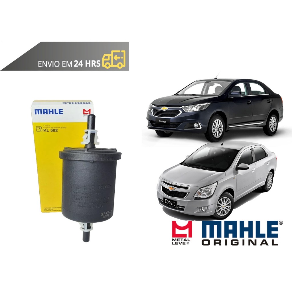 Filtro de Combustivel Cobalt TODOS de 2012 a 2020 Original Mahle Metal leve em Oferta na Shopee