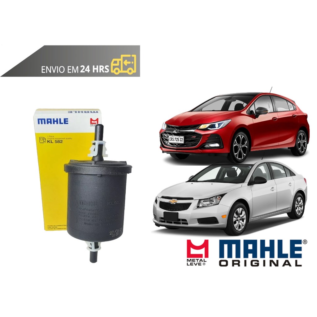 Filtro de Combustível Cruze TODOS de 2012 a 2024 Original Mahle Metal Leve em Oferta na Shopee