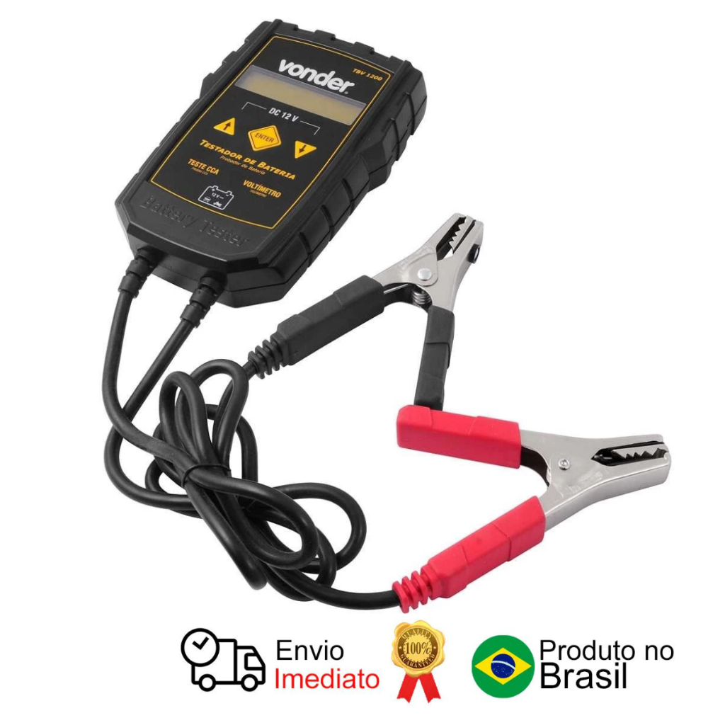 Testador De Baterias Tbv 1200 Vonder em Oferta na Shopee