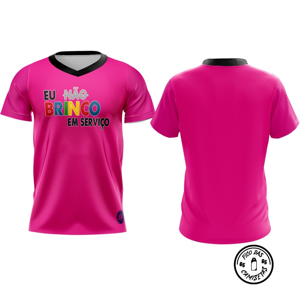 EU BRINCO EM SERVIÇO CAMISA PEDAGÓGICA