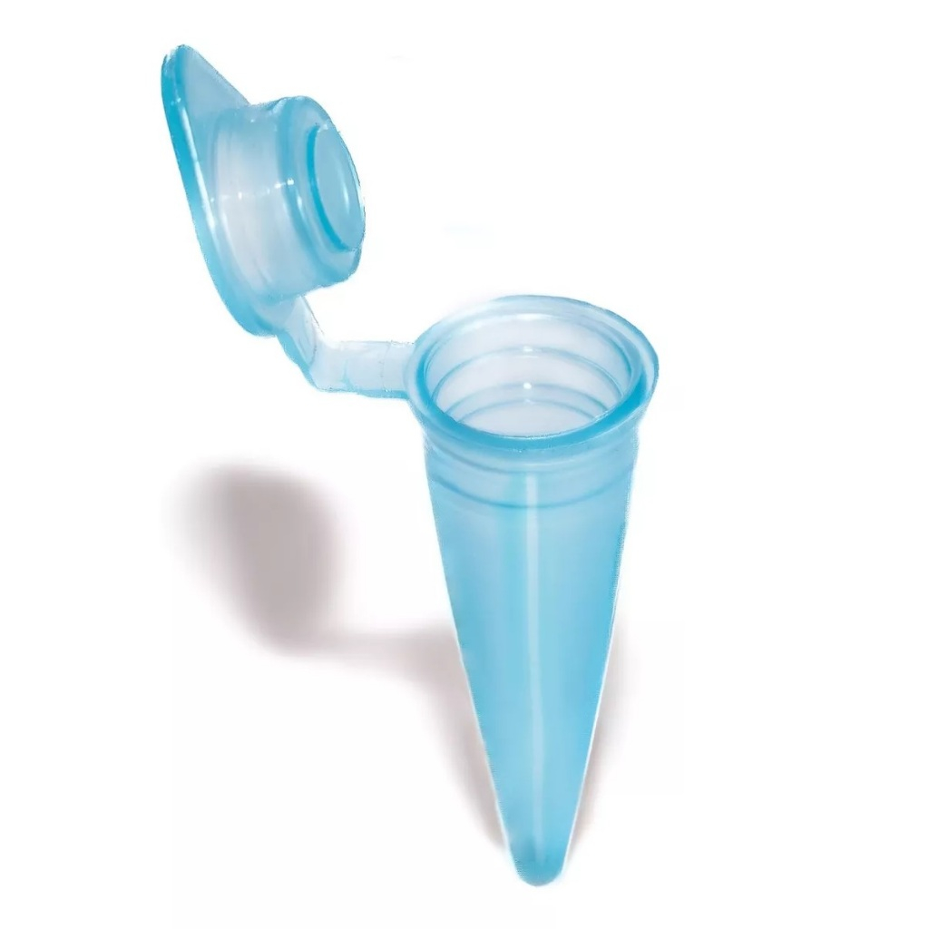 Flaconete Microtubo 0,65 Interno AZUL C/1000- PROMOÇÃO