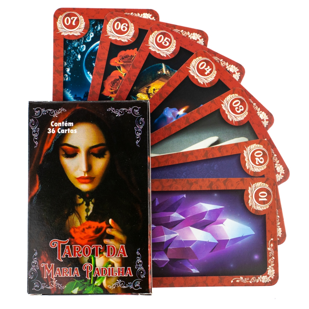 Baralho Tarot Da Maria Padilha 36 Cartas Com Manual