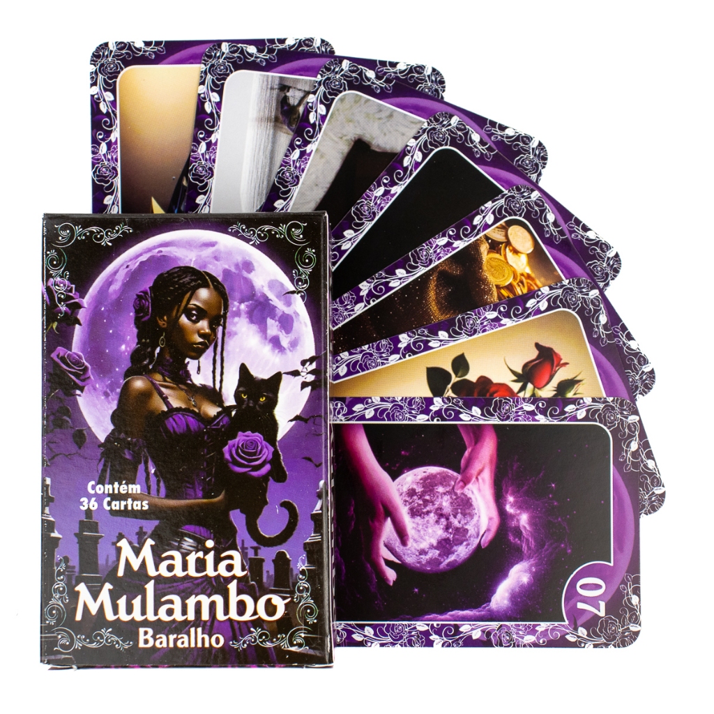 Baralho Maria Mulambo 36 Cartas Com Manual