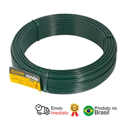 Arame Revestido Com Pvc Verde Bwg 16 1 Kg Vonder