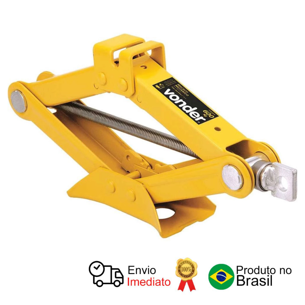 Macaco Mecânico 0,6 Tonelada (0,6 Tf) Tipo Sanfona Vonder em Oferta na Shopee