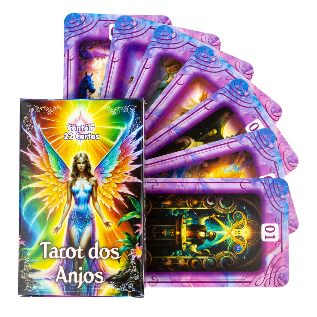 Baralho Tarot Dos Anjos 22 Cartas Com Manual