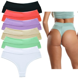 Calcinhas Cós Alto Embutido Fio Duplo Nao Marca Bumbum Kit Unidades Variadas em Oferta na Shopee