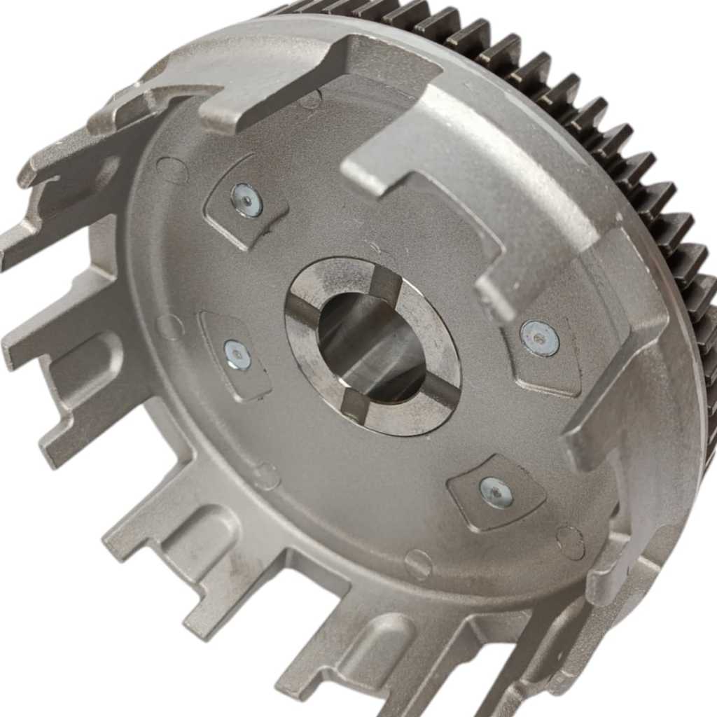 Campana Carcaça de Embreagem Titan 150 Es Esd 2004 2005 2006 2007 2008 67 Dentes — imagem 2 de 2