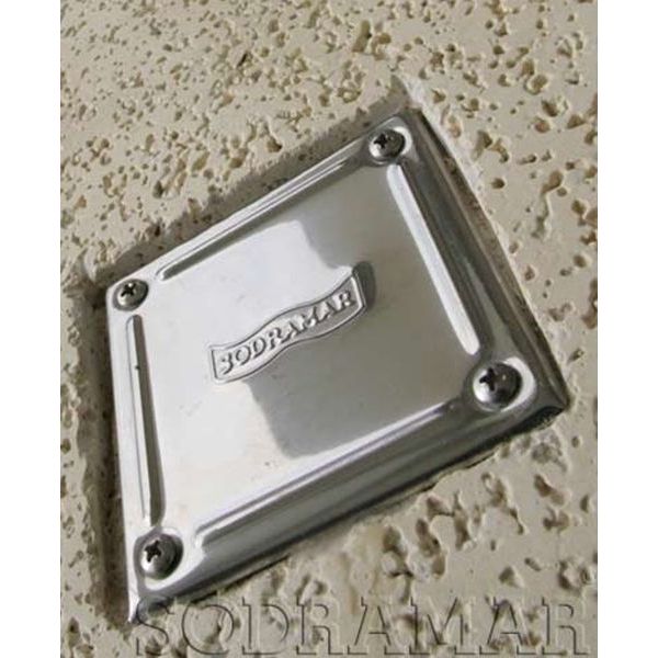 Caixa de Passagem com Base Quadrada e Tampa Inox - Sodramar · foto 2