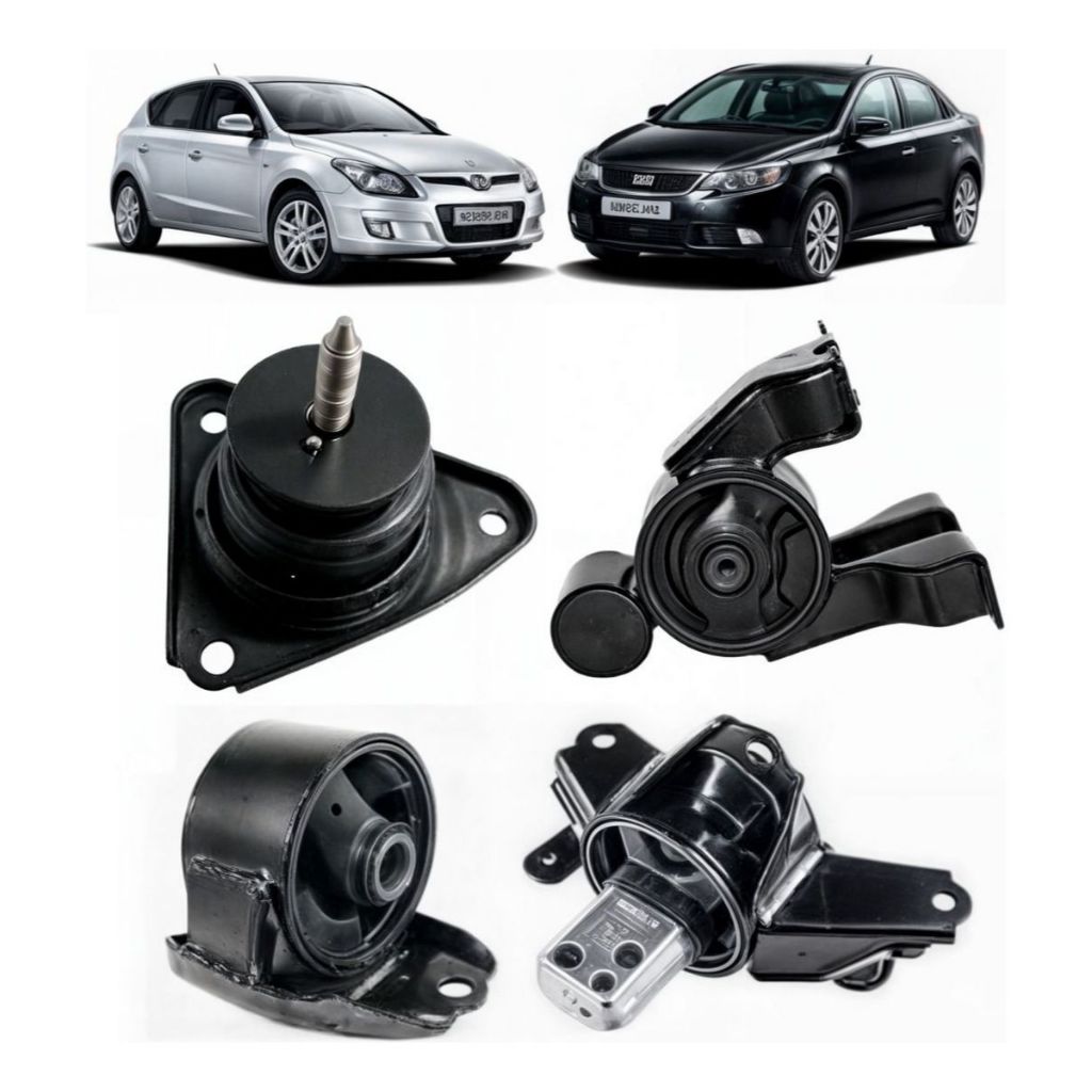 Kit 4 Coxim Do Motor E Cambio I30 2.0 2008 2009 2010 2011 12