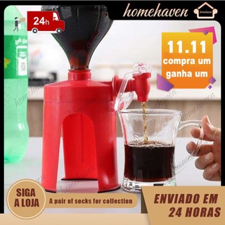 Artefato de distribuição de bebidas com bomba de bebidas de frequência variável portátil para festas de acampamento