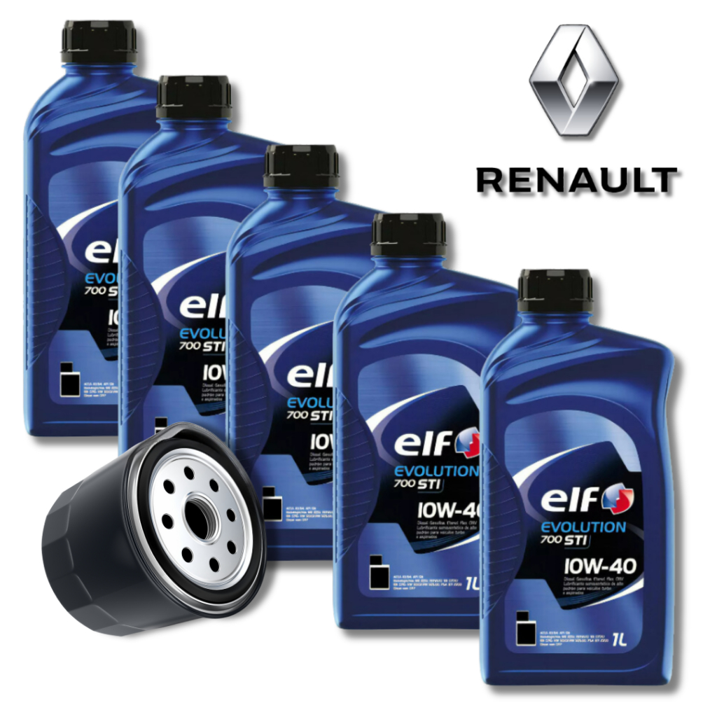 KIT TROCA MEGANE 1.6 2010>2011 10W40 ELF API SN + FILTRO