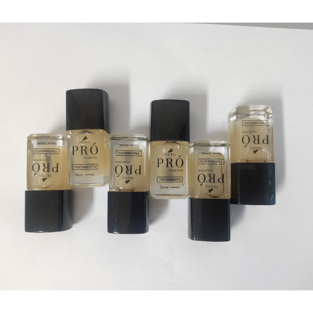 Kit Base Fortalecedora Amarga Salva Unhas - 6 unid Blanka PRÓ tratamento para unhas, fortalece e inibe o hábito de roer