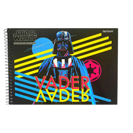CADERNO DE DESENHO E CARTOGRAFIA STAR WARS (80 FOLHAS JANDAIA)