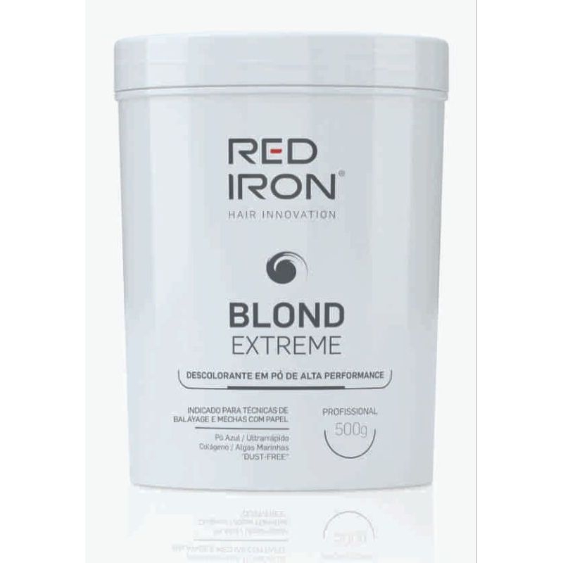 Pó descolorante azul Red Iron blond extreme 500 grs