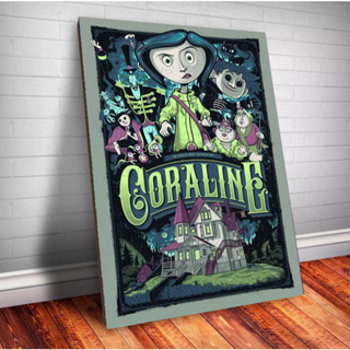 Quadro Placa Decorativa Coraline e o Mundo Secreto parede & decoração sem moldura em Oferta na Shopee