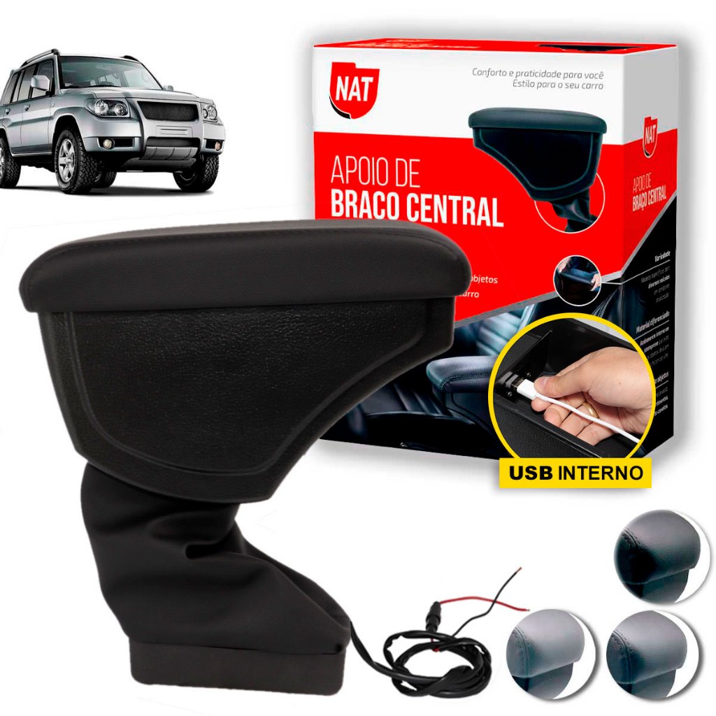 Apoio de Braço Tr4 2003 Até 2015 C/ Usb em Oferta na Shopee