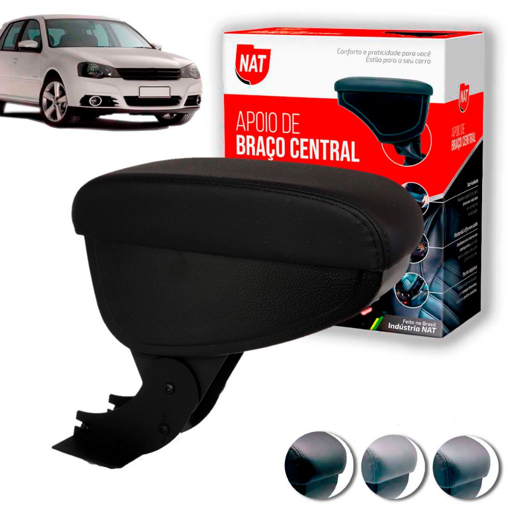 Apoio de Braço Golf Ano 1999 Até 2013 C/ Porta Objeto em Oferta na Shopee