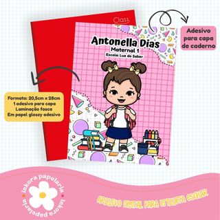 ADESIVO PARA CAPA DE CADERNO GRANDE "INFORMAÇÕES IMPORTANTES ESTÃO NA DESCRIÇÃO" ENVIO EM 15 DIAS ÚTEIS