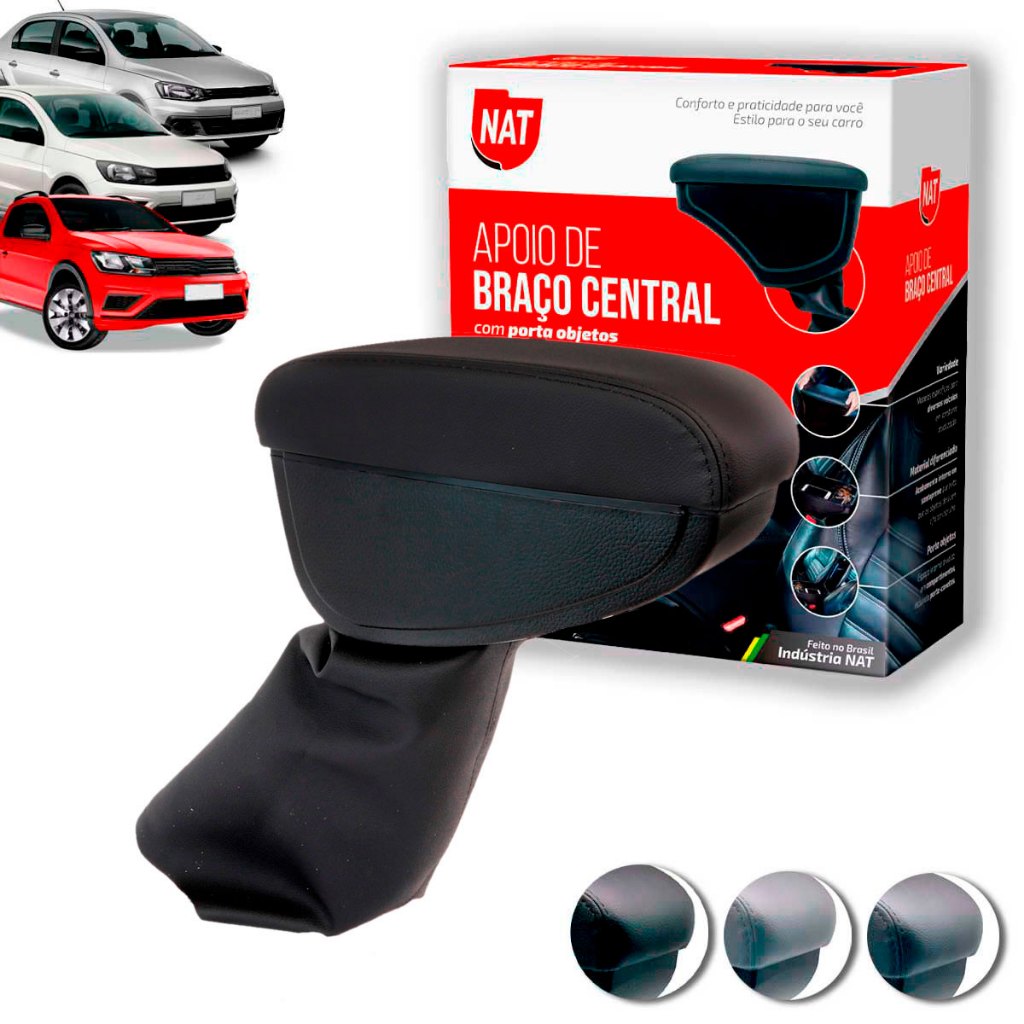 Apoio de Braço Saveiro Gol E Voyage Ano 2013 Até 2020 C/ Porta Objeto em Oferta na Shopee