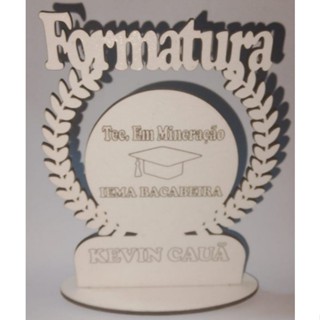 10 centro de mesa personalizado formatura em Oferta na Shopee