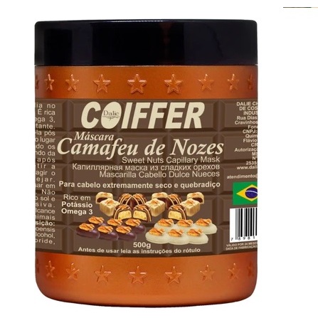 Máscara Coiffer Camafeu com Nozes 500g: Nutrição, Força e Crescimento em Oferta na Shopee