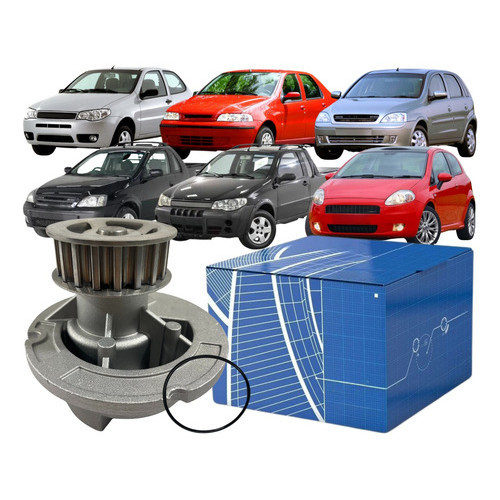 Bomba D'água Skf Cobalt Corsa Meriva Montana Spin Doblo Palio